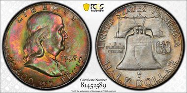 1957-D 50C MS67FBL
