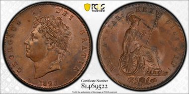 1826 1/2D S-3824 MS64BN