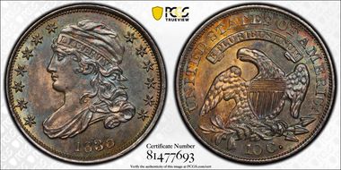 1835 10C JR-5 MS64
