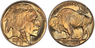 1920-D 5C MS66
