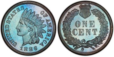 1886 1C Type 1 PR68BN