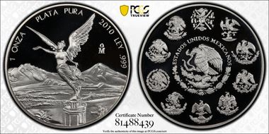 2010-Mo Onza Libertad  Ag PR68DCAM