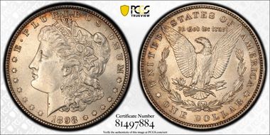 1898 $1 MS63