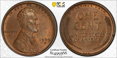 1909-S VDB 1C AU55BN