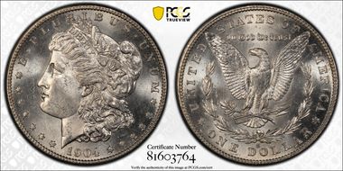 1904-S $1 MS65+