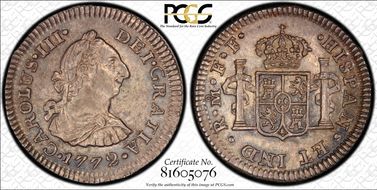 1772-Mo FF 1/2 R Calico-194 MS63