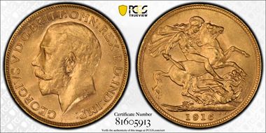 1916-P Sov S-4001 MS63