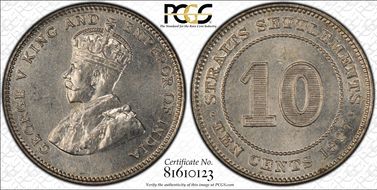 1927 10C MS64+