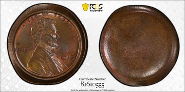 1910 DT1C J-A1910-1 Uniface Die Trial MS65BN