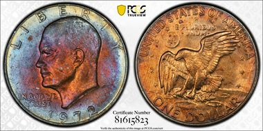 1972-D $1 MS63