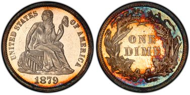 1879 10C MS67+