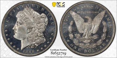 1888-O $1 MS66+ DMPL