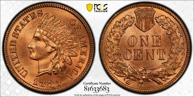 1885 1C MS66RD