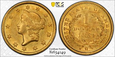 1851-C G$1 MS62