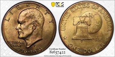 1976-S $1 Silver MS67