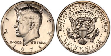 1971-S 50C PR67