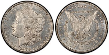 1878-CC $1 AU58