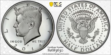 2014-P 50C Silver 50th Anniversary Set PR70DCAM