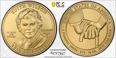 2013-W $10 Edith Wilson MS69