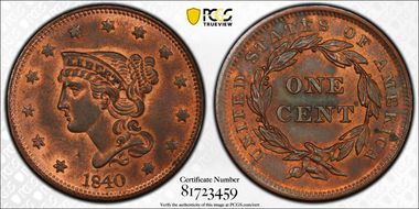 1840 1C N-6 MS64RB
