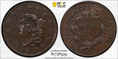 1816 1C N-8 MS62BN
