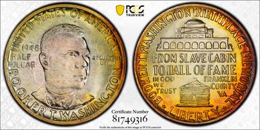 1948 50C Booker T. Washington MS67+