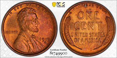 1919-S 1C MS64RB