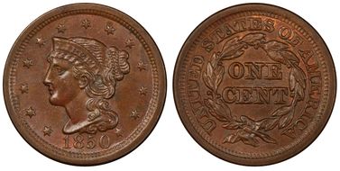 1850 1C N-2 MS63BN
