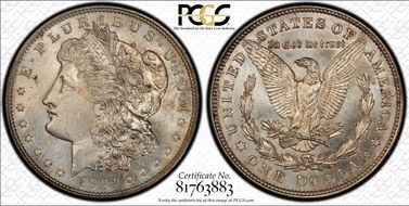 1921 $1 Morgan MS64