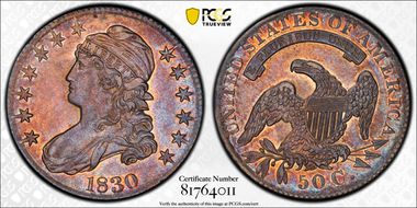 1830 50C Small 0 AU50