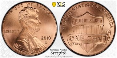 2010-D 1C Shield Satin Finish SP69RD