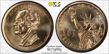 2016-P $1 Richard M. Nixon  Position B MS65