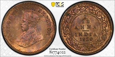 1920(C) 1/12 An MS65RB