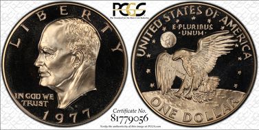 1977-S $1 PR68DCAM