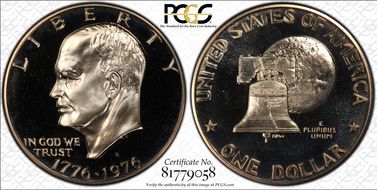 1976-S $1 Clad Type 1 PR68
