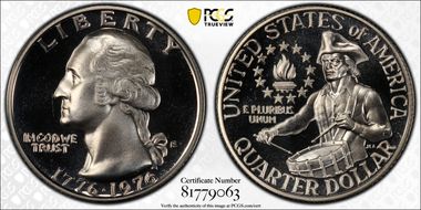 1976-S 25C Silver PR67DCAM