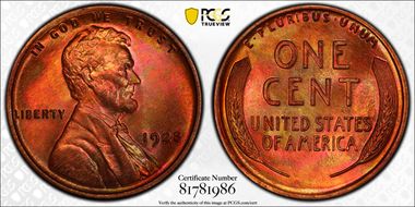 1928 1C MS66RB