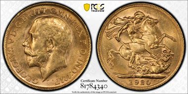 1920-P Sov S-4001 MS63