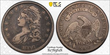 1836 50C O-104a VF30