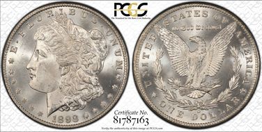 1898-O $1 MS65