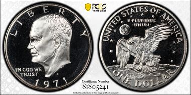 1971-S $1 Silver PR64CAM