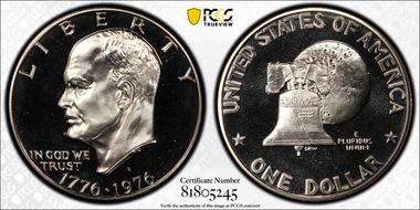 1976-S $1 Clad Type 1 PR68