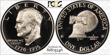 1976-S $1 Clad Type 2 PR69CAM