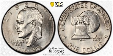 1976-D $1 Type 2 MS65