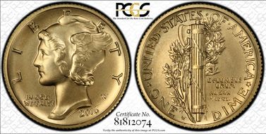 2016-W 10C 100th Anniversary First Strike SP70