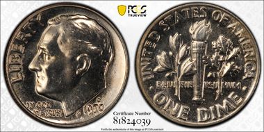 1970-D 10C FS-901, Reverse of 1968 MS65