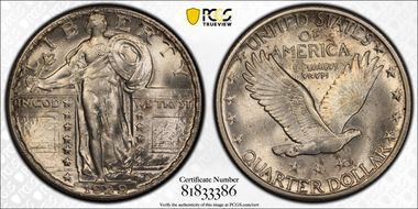 1929 25C MS64FH