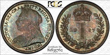 1897 1D Mdy S-3947 PL67