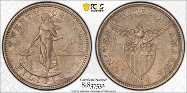 1905-S/S 20C Allen-10.06a RP 1 XF45