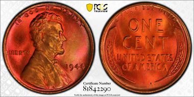 1944 1C MS66RB